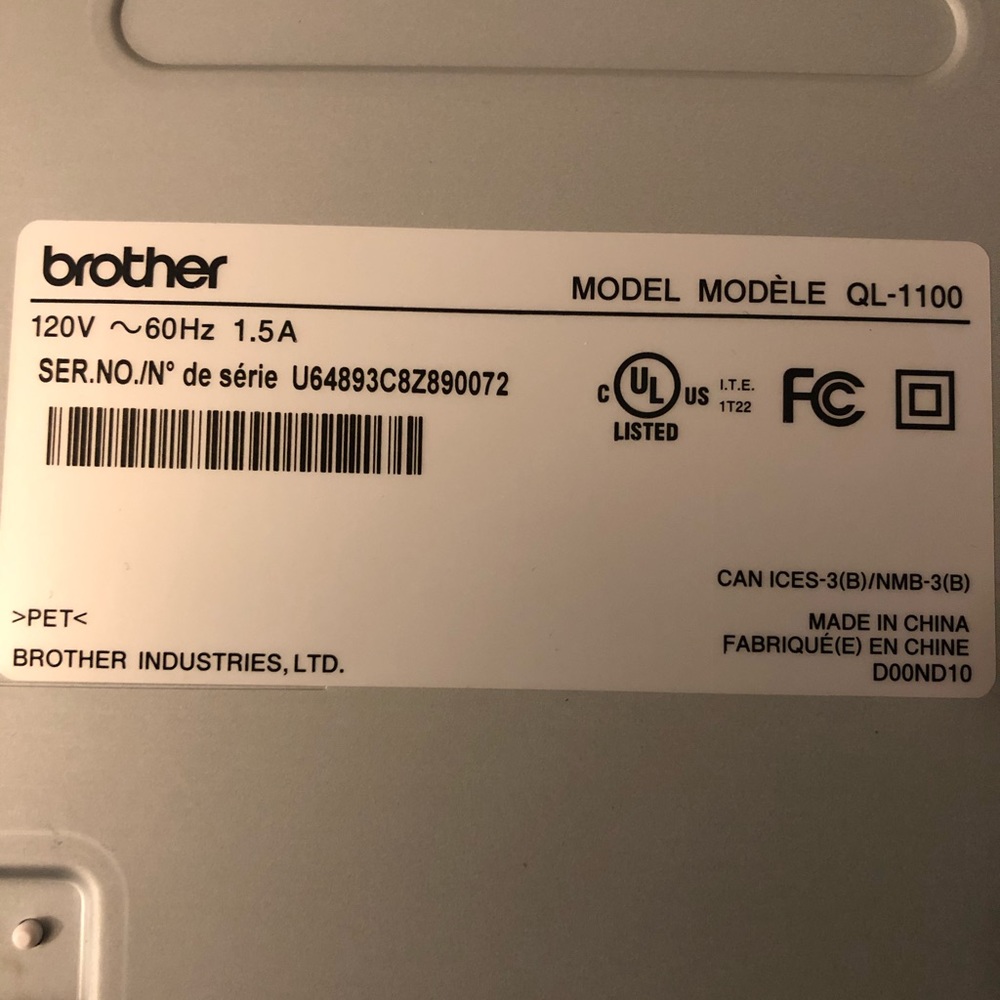 Brother QL-1100 Label printer - Picture 5 of 5